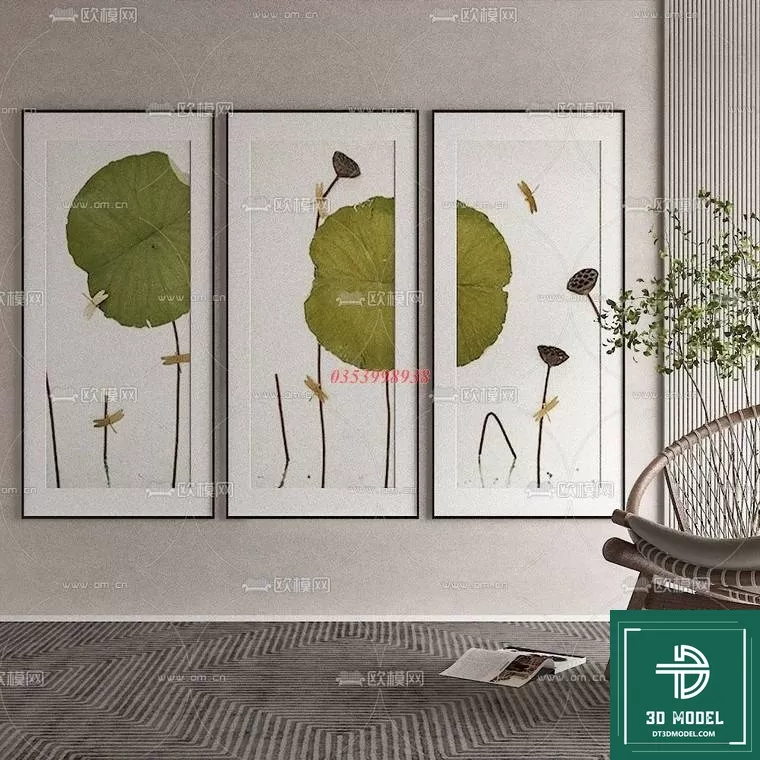 CHINESE PICTURE – DECOR – 3D MODELS – 091