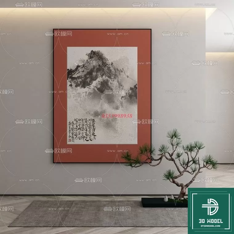 CHINESE PICTURE – DECOR – 3D MODELS – 098