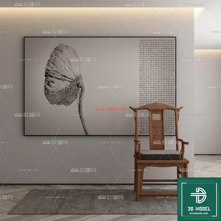 CHINESE PICTURE – DECOR – 3D MODELS – 099