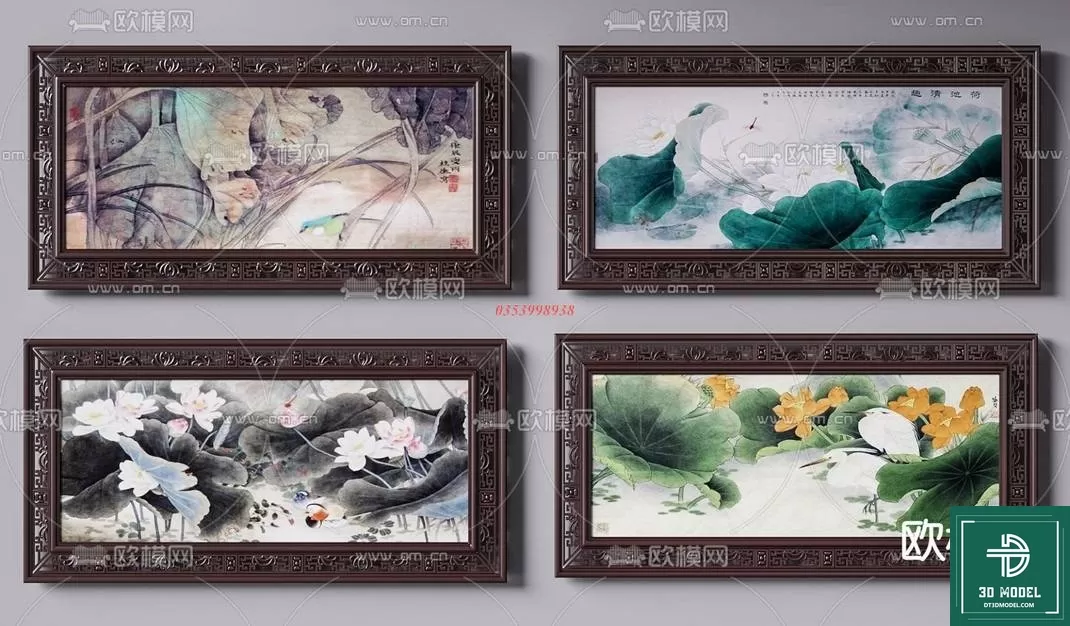 CHINESE PICTURE – DECOR – 3D MODELS – 110