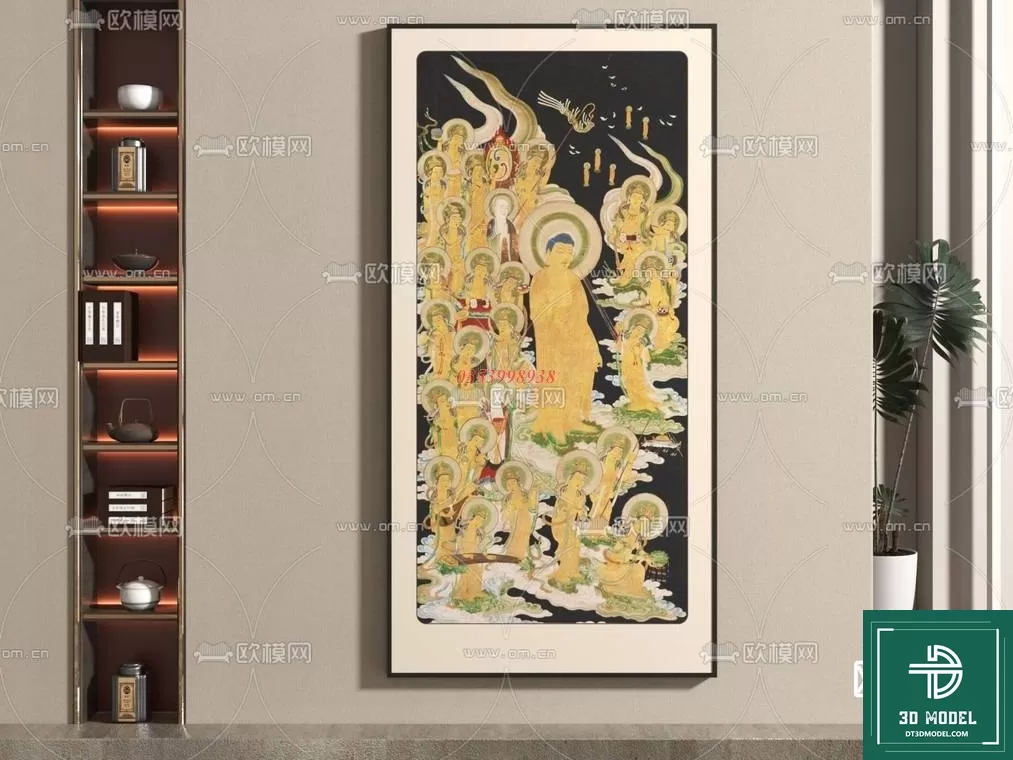 CHINESE PICTURE – DECOR – 3D MODELS – 127