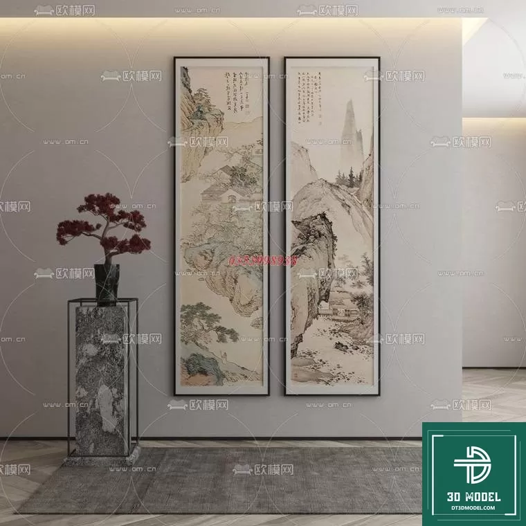 CHINESE PICTURE – DECOR – 3D MODELS – 131