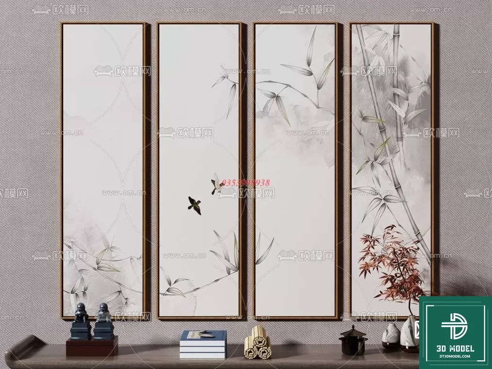 CHINESE PICTURE – DECOR – 3D MODELS – 135