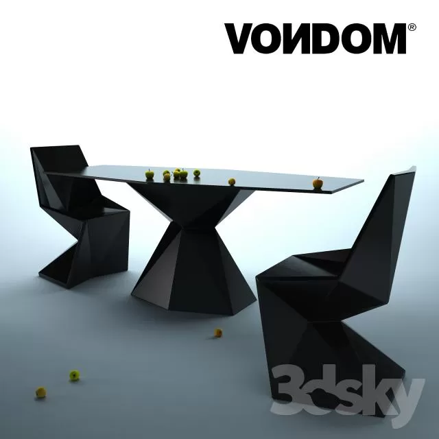 3DSKYMODEL – Dining Table sets – 4563