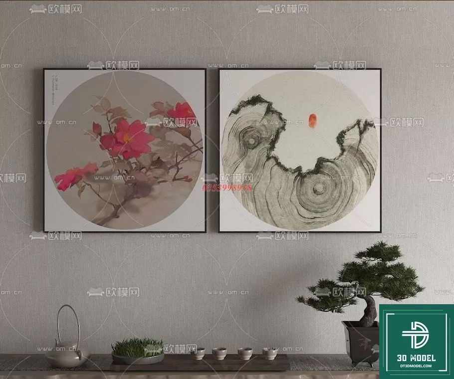 CHINESE PICTURE – DECOR – 3D MODELS – 154