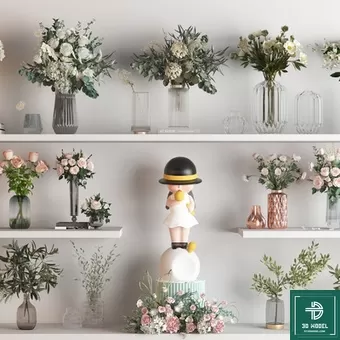 FLOWER VASE 3D MODEL – 007