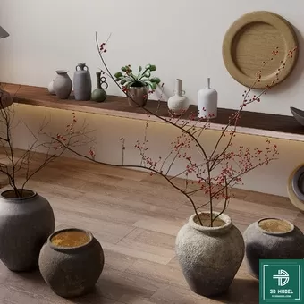 FLOWER VASE 3D MODEL – 016