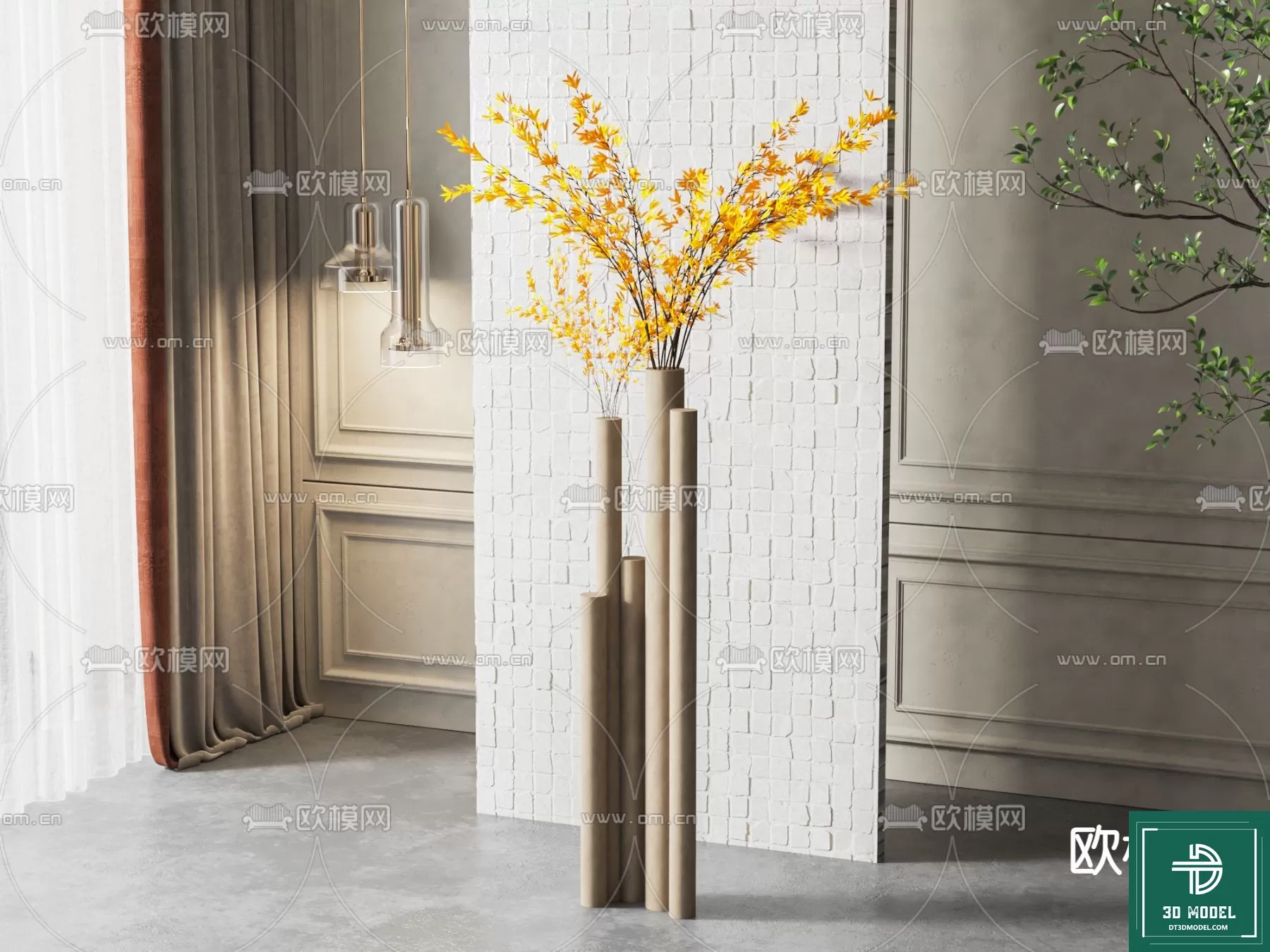 FLOWER VASE 3D MODEL – 019