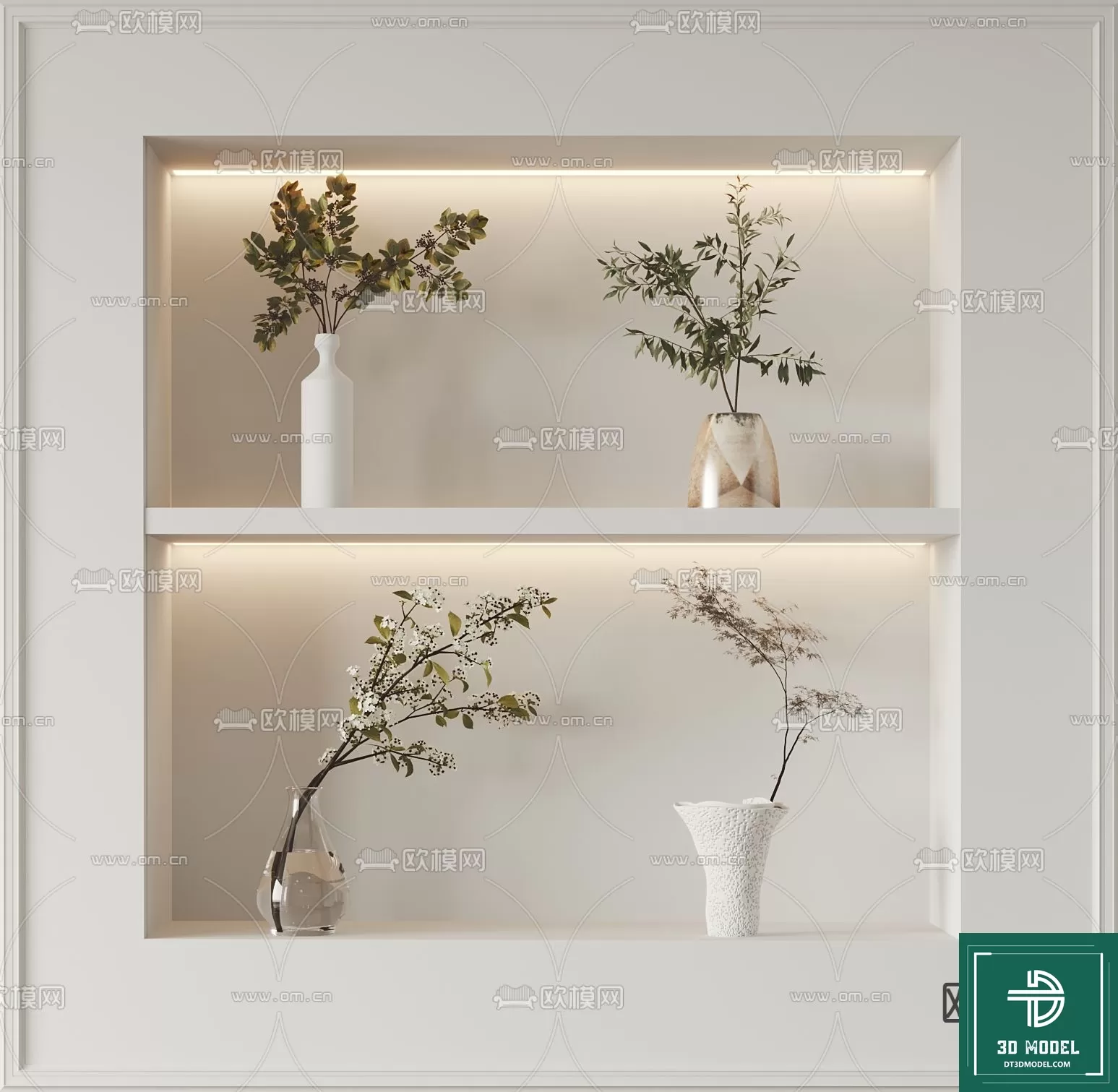 FLOWER VASE 3D MODEL – 034