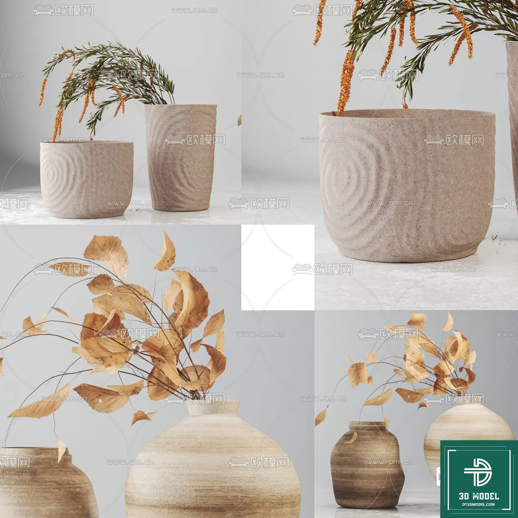 FLOWER VASE 3D MODEL – 038