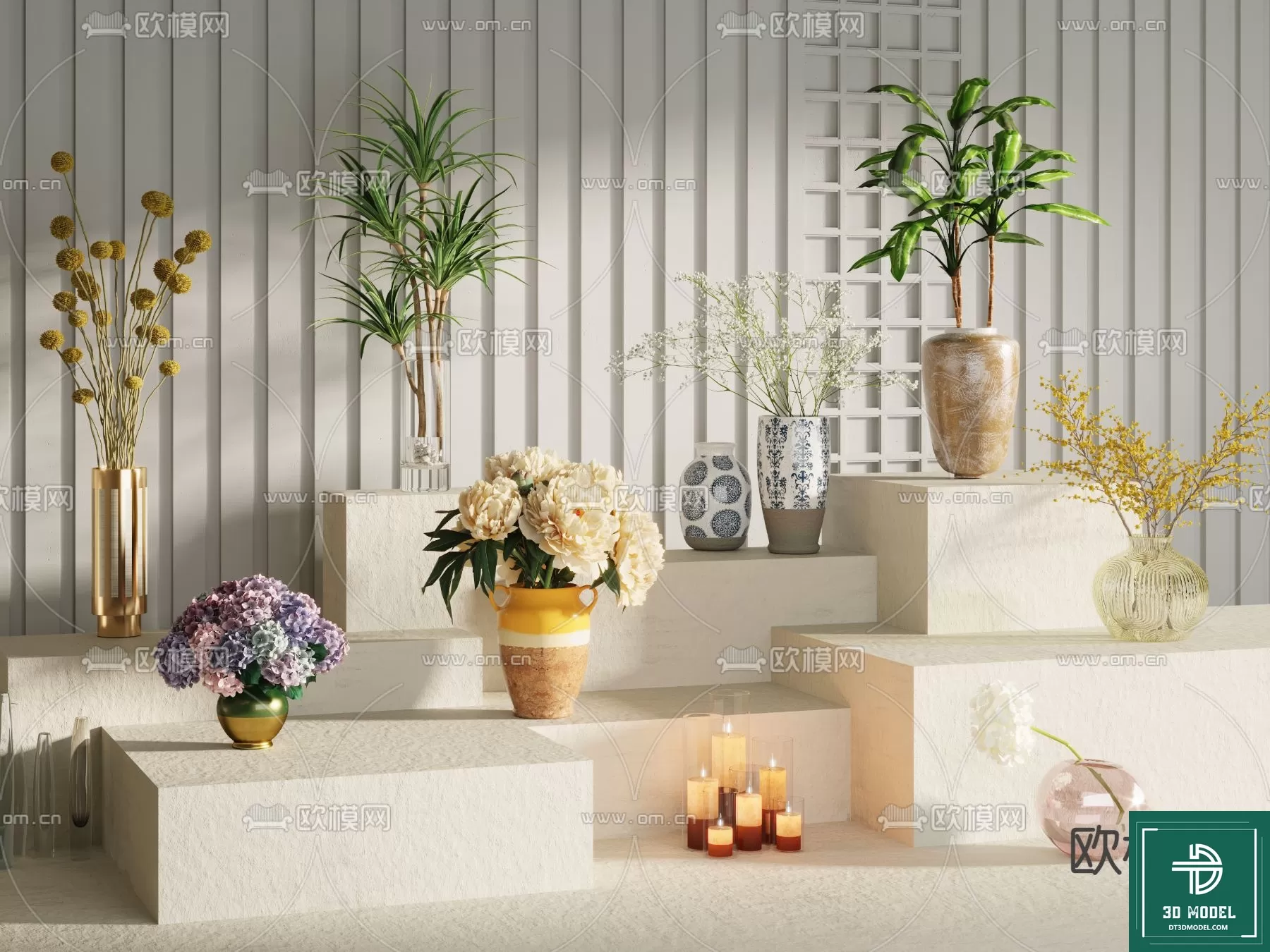 FLOWER VASE 3D MODEL – 053