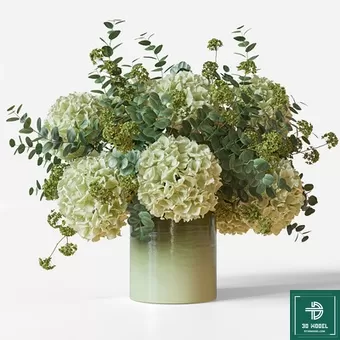 FLOWER VASE 3D MODEL – 058