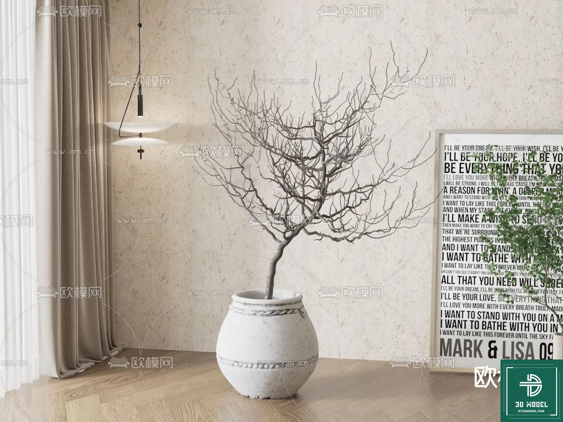 FLOWER VASE 3D MODEL – 061