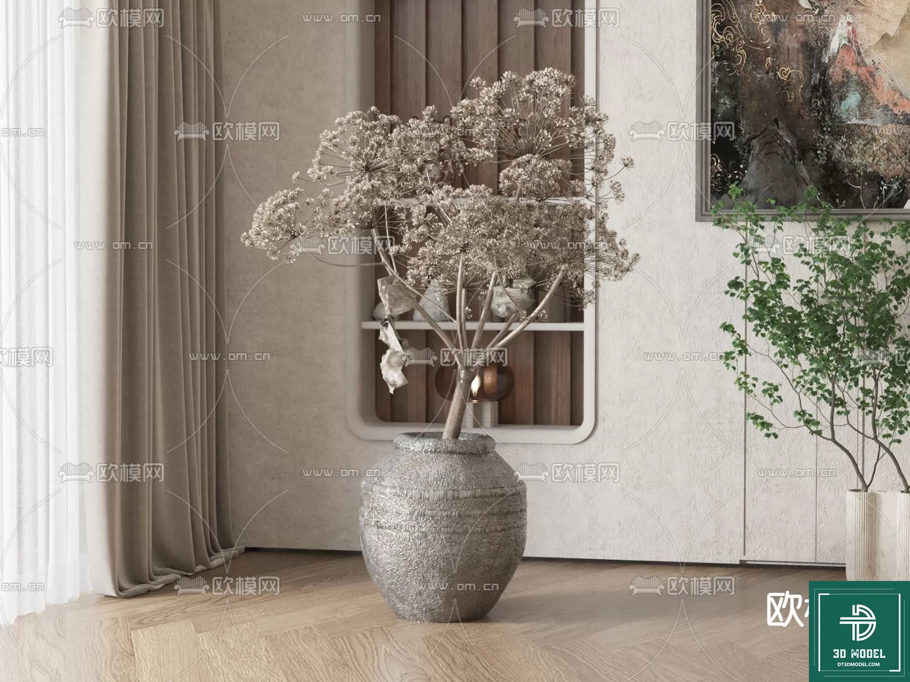 FLOWER VASE 3D MODEL – 062