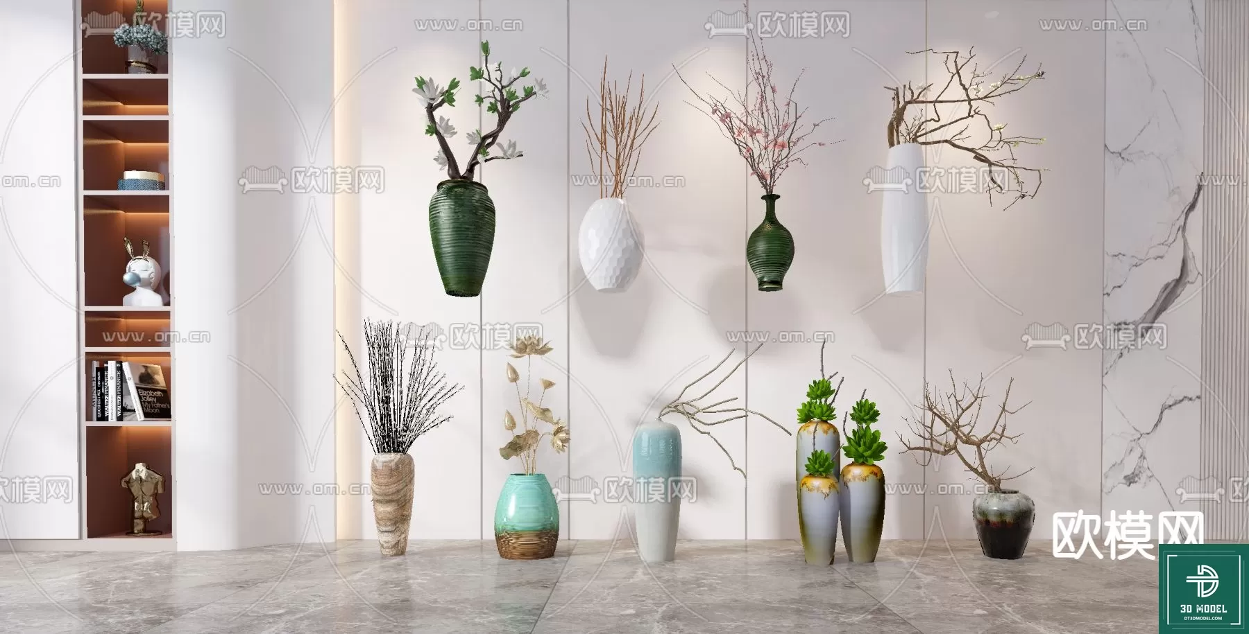 FLOWER VASE 3D MODEL – 066