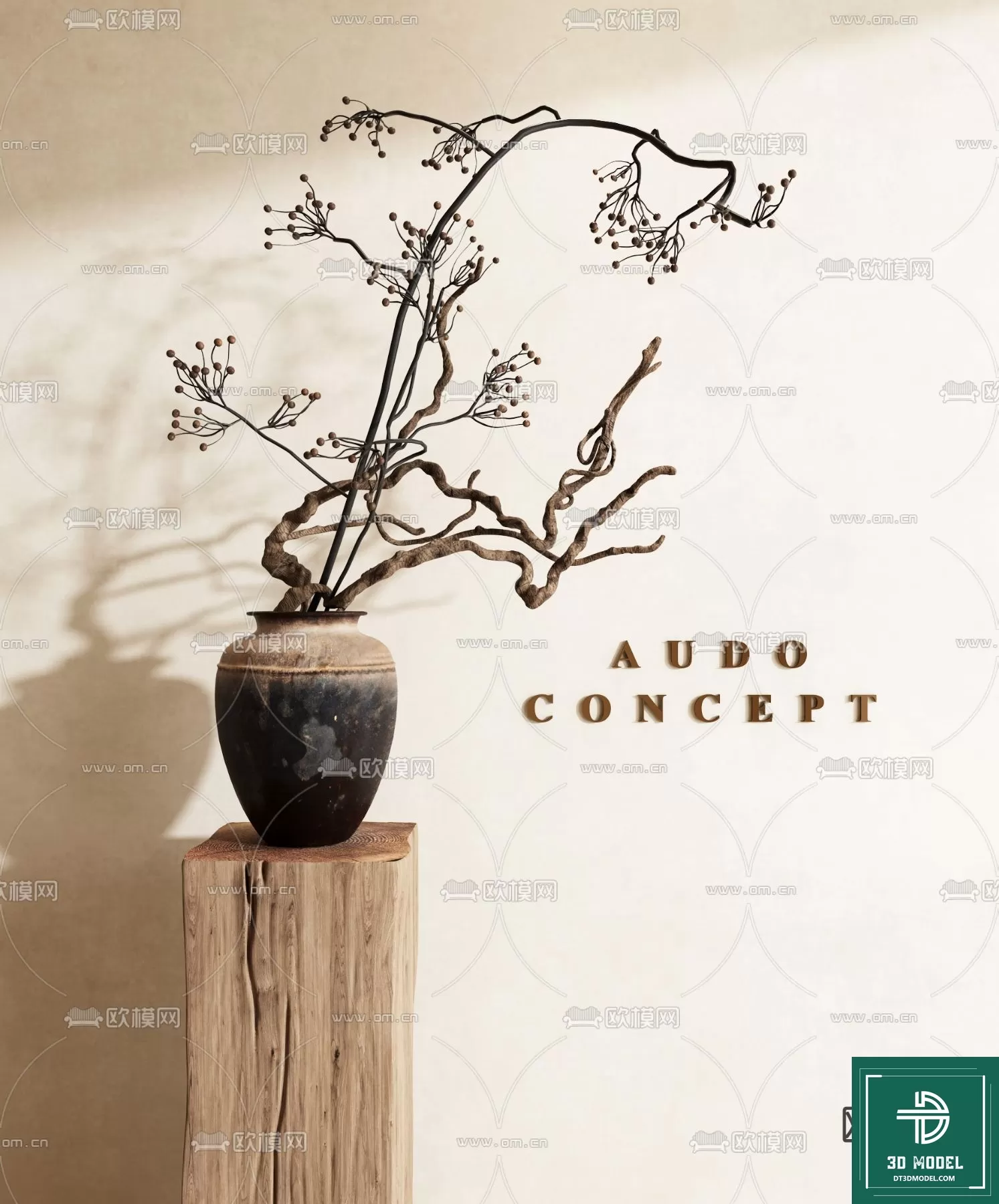 FLOWER VASE 3D MODEL – 077