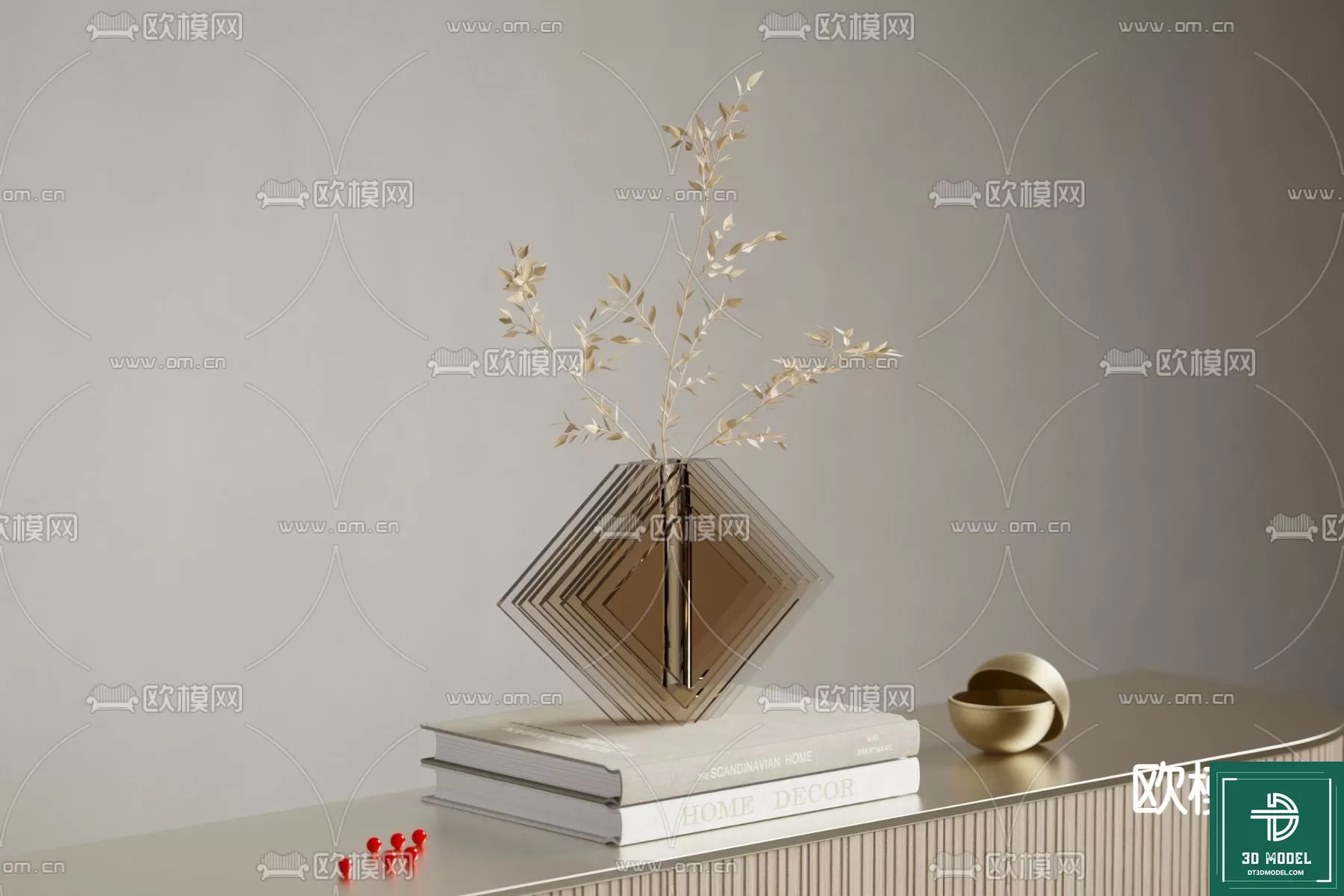 FLOWER VASE 3D MODEL – 088