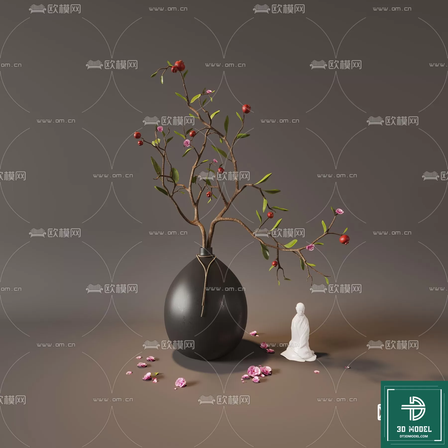 FLOWER VASE 3D MODEL – 093