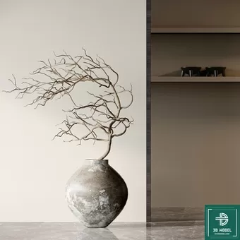 FLOWER VASE 3D MODEL – 094