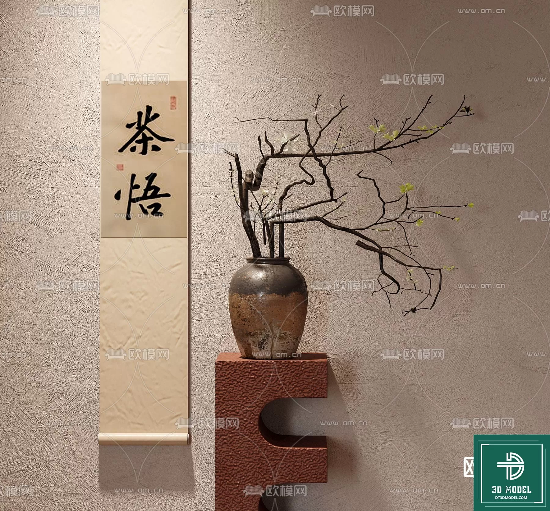 FLOWER VASE 3D MODEL – 122