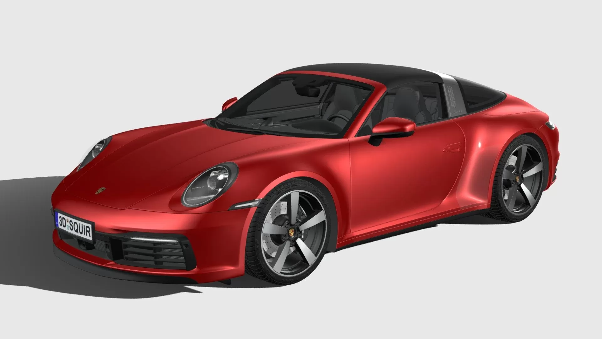 Porsche 3D Car (FBX) – porsche 911 targa 4 2021 – 3D Model