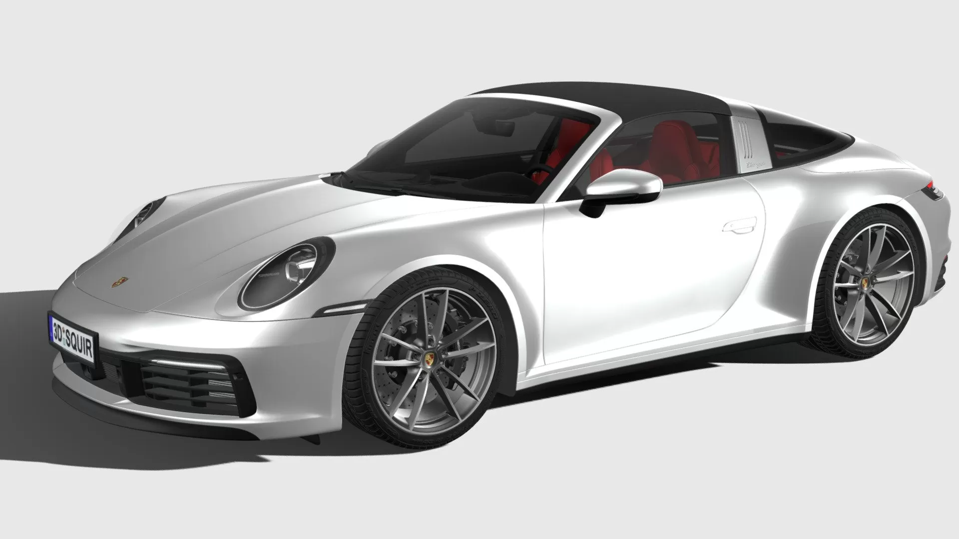 Porsche 3D Car (FBX) – porsche 911 targa 4s 2021 – 3D Model