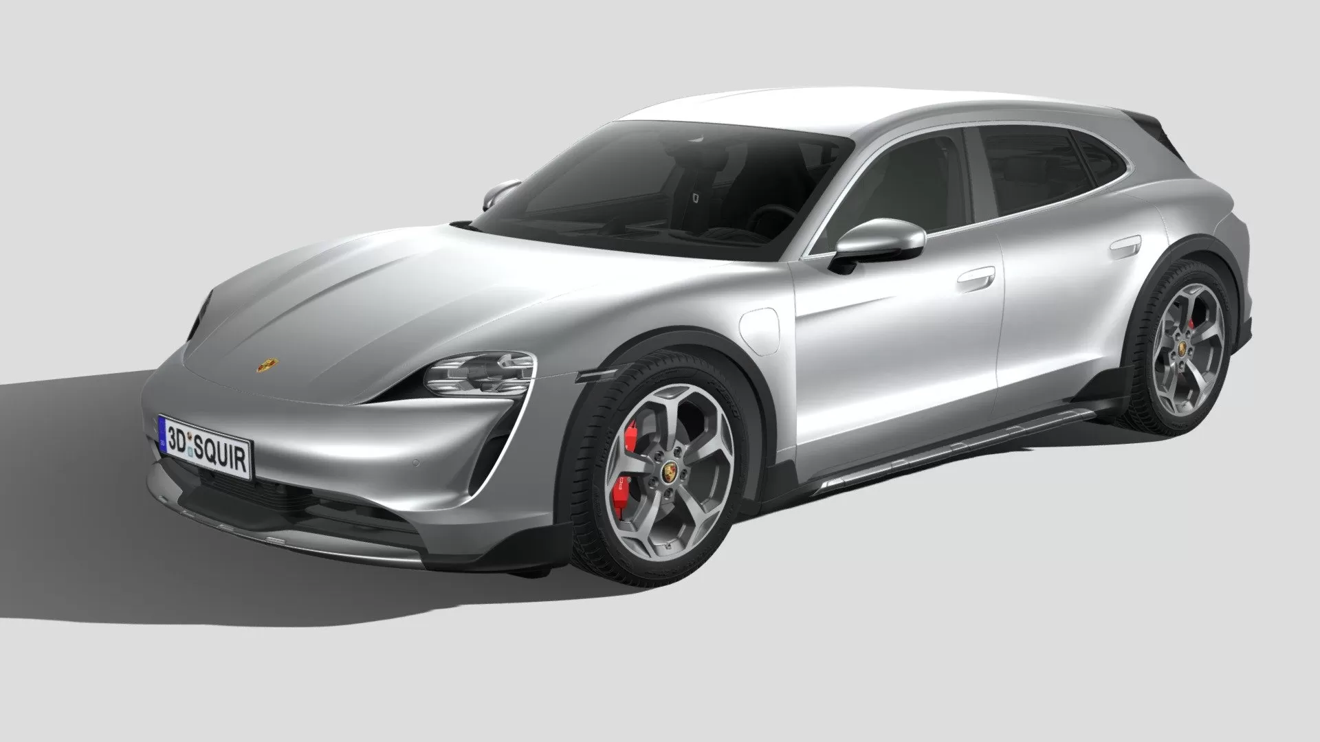 Porsche 3D Car (FBX) – porsche taycan 4s cross turismo 2021 – 3D Model