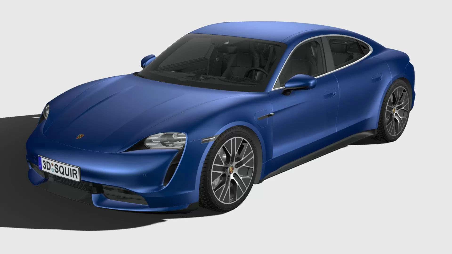Porsche 3D Car (FBX) – porsche taycan turbo 2020 – 3D Model