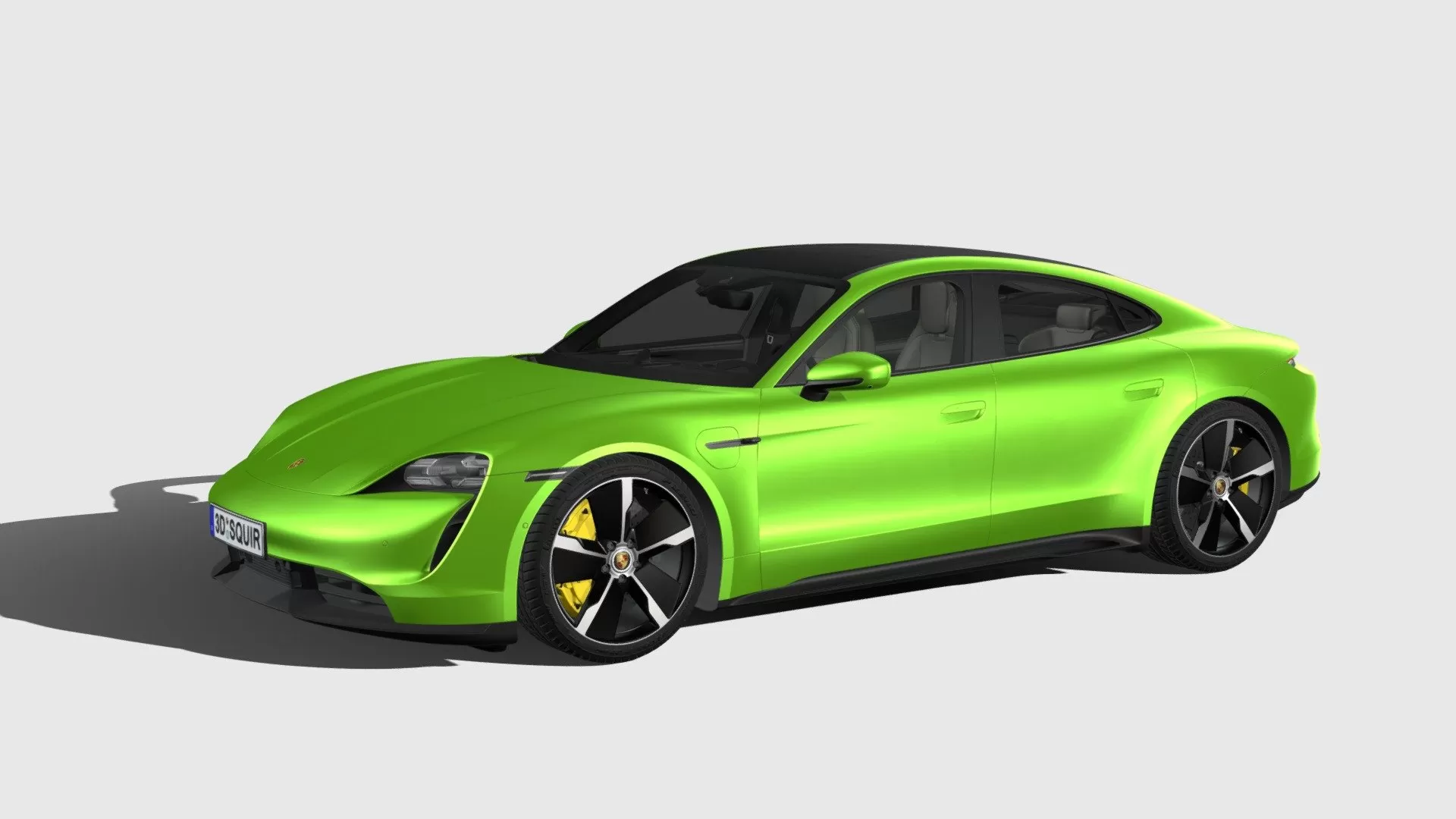 Porsche 3D Car (FBX) – porsche taycan turbo s 2020 – 3D Model