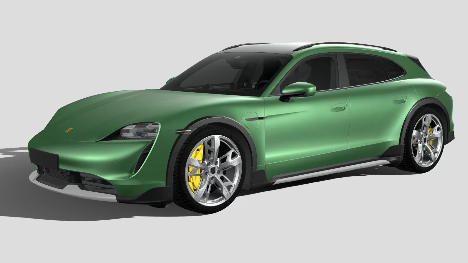 Porsche 3D Car (FBX) – porsche taycan turbo s cross turismo 2021 – 3D Model