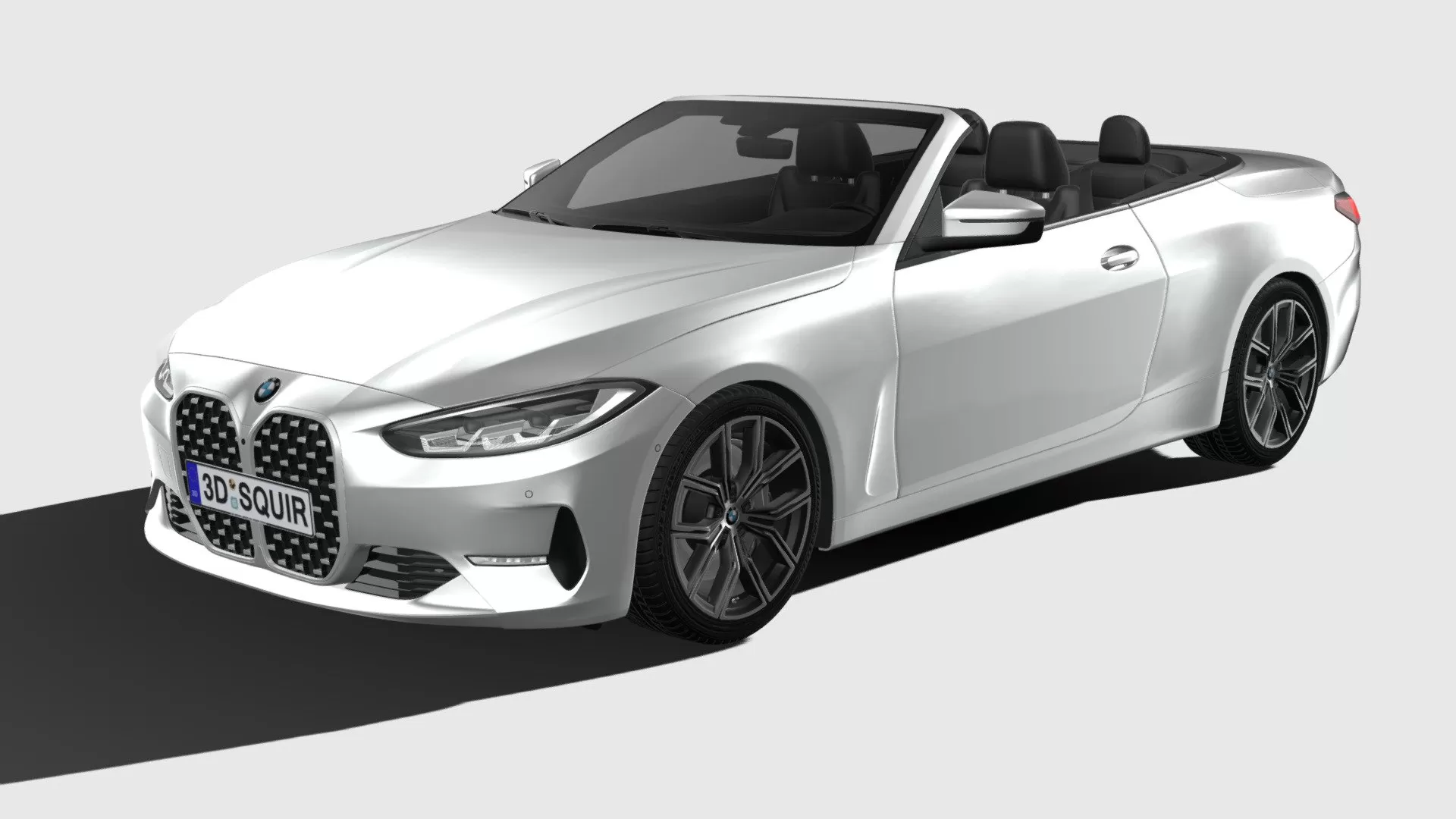 BMW 3D Car (FBX) – bmw 4 series convertible 2021 – 3D Model