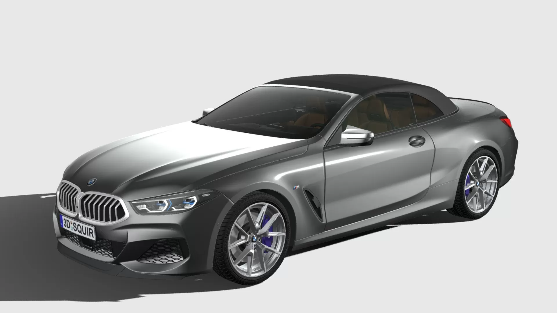 BMW 3D Car (FBX) – bmw 8 series convertible 2020 – 3D Model