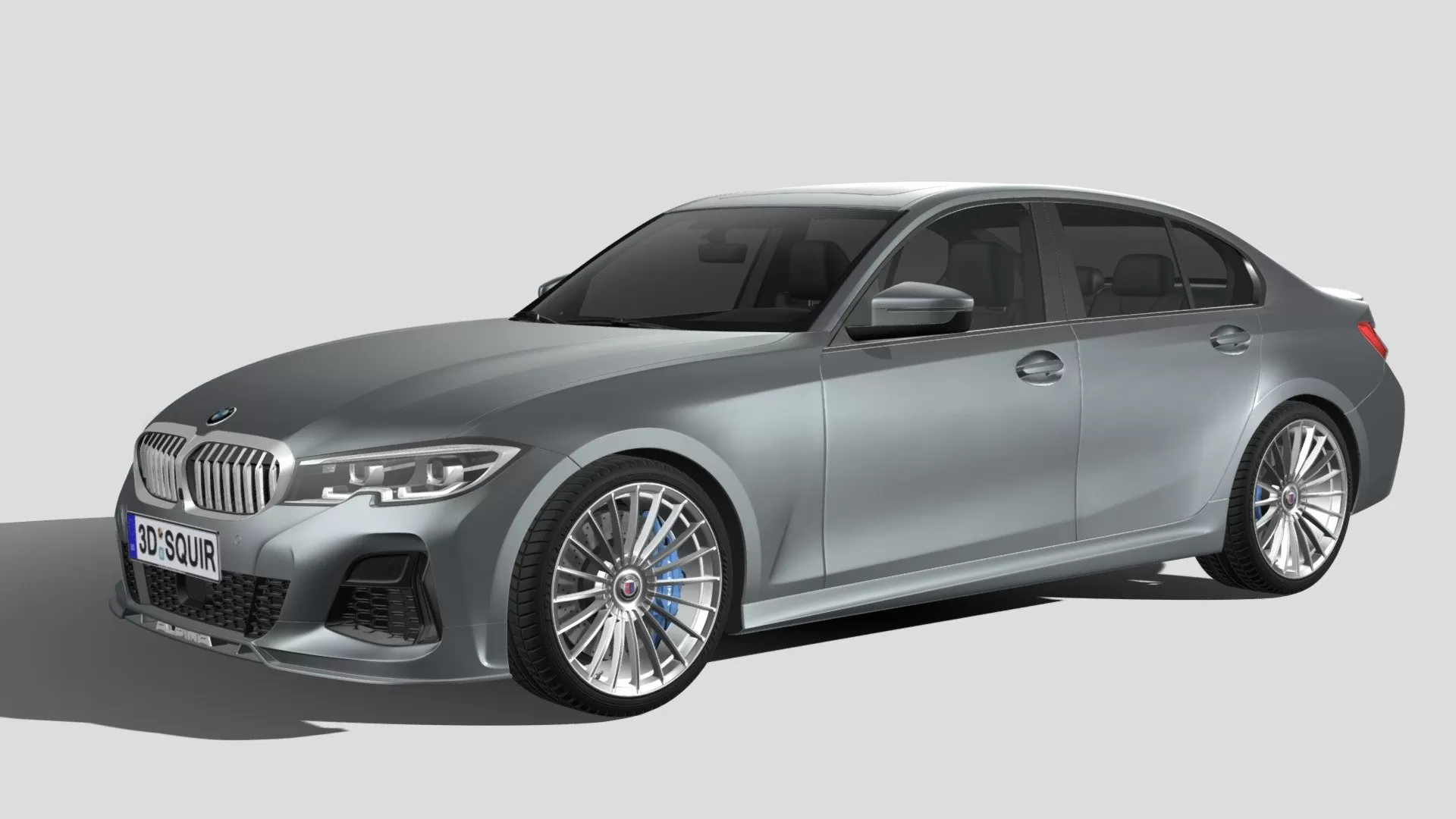 BMW 3D Car (FBX) – bmw alpina d3 s sedan 2020 – 3D Model