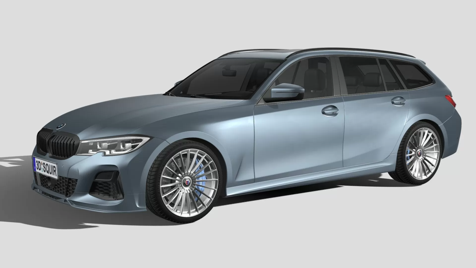 BMW 3D Car (FBX) – bmw alpina d3 s touring 2020 – 3D Model