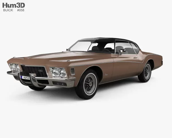 AMERICAN CLASSIC CAR – buick riviera – 3D Model
