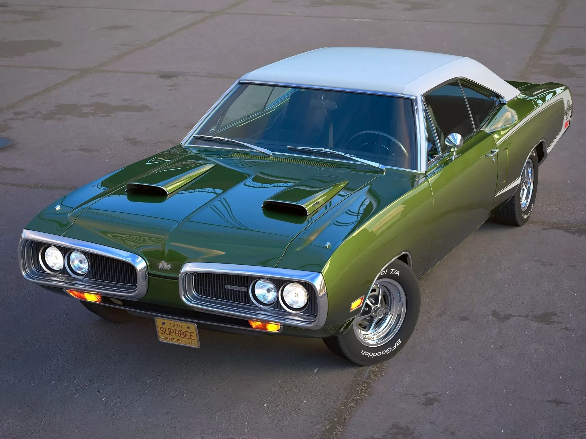 AMERICAN CLASSIC CAR – dodge coronet 1970 – 3D Model