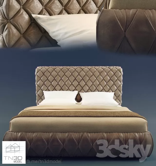 CLASSIC BED – 3D MODELS – 3DSKY – 001 CLASSIC BED – 3D MODELS – 3DSKY – 001