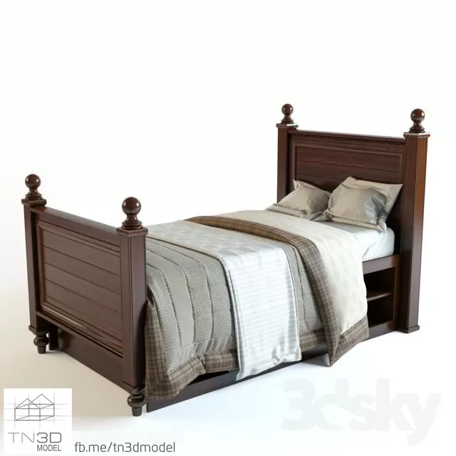 CLASSIC BED – 3D MODELS – 3DSKY – 006 CLASSIC BED – 3D MODELS – 3DSKY – 006