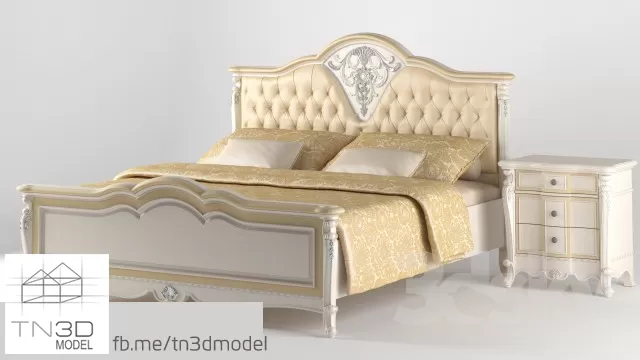 CLASSIC BED – 3D MODELS – 3DSKY – 012 CLASSIC BED – 3D MODELS – 3DSKY – 012