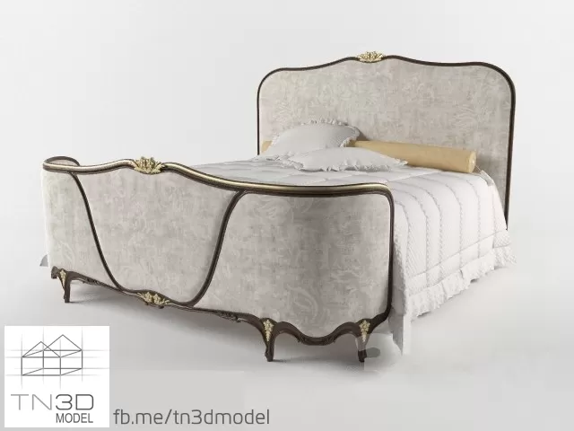 CLASSIC BED – 3D MODELS – 3DSKY – 015 CLASSIC BED – 3D MODELS – 3DSKY – 015