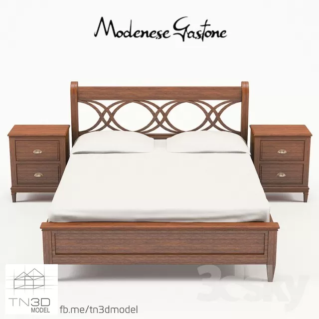 CLASSIC BED – 3D MODELS – 3DSKY – 016 CLASSIC BED – 3D MODELS – 3DSKY – 016