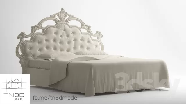 CLASSIC BED – 3D MODELS – 3DSKY – 018 CLASSIC BED – 3D MODELS – 3DSKY – 018