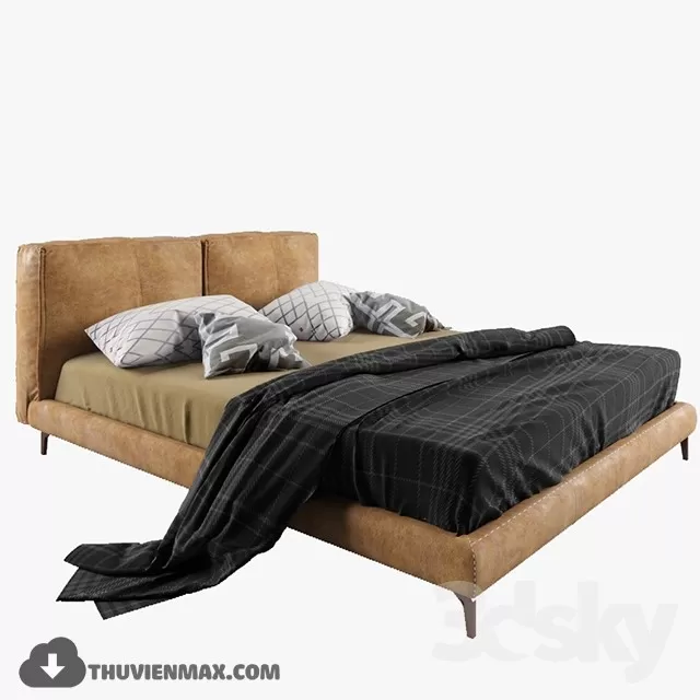 MODERN BED – 3D MODELS – 3DSKY – 002 MODERN BED – 3D MODELS – 3DSKY – 002