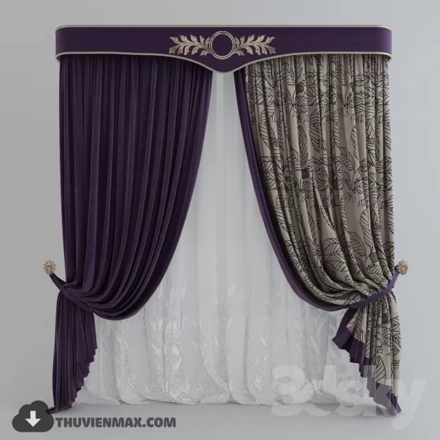 CURTAINS – WINDOW COVERS – 3D MODELS – 016 CURTAINS – WINDOW COVERS – 3D MODELS – 016