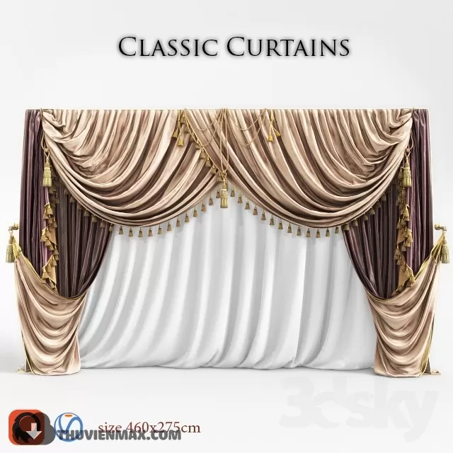CURTAINS – WINDOW COVERS – 3D MODELS – 017 CURTAINS – WINDOW COVERS – 3D MODELS – 017