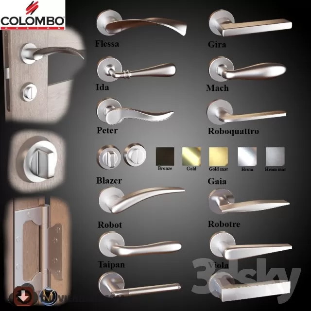 HANDLES 3D MODELS – 019 HANDLES 3D MODELS – 019