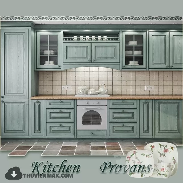 KITCHEN CABINETES – 3D MODELS – 002 KITCHEN CABINETES – 3D MODELS – 002