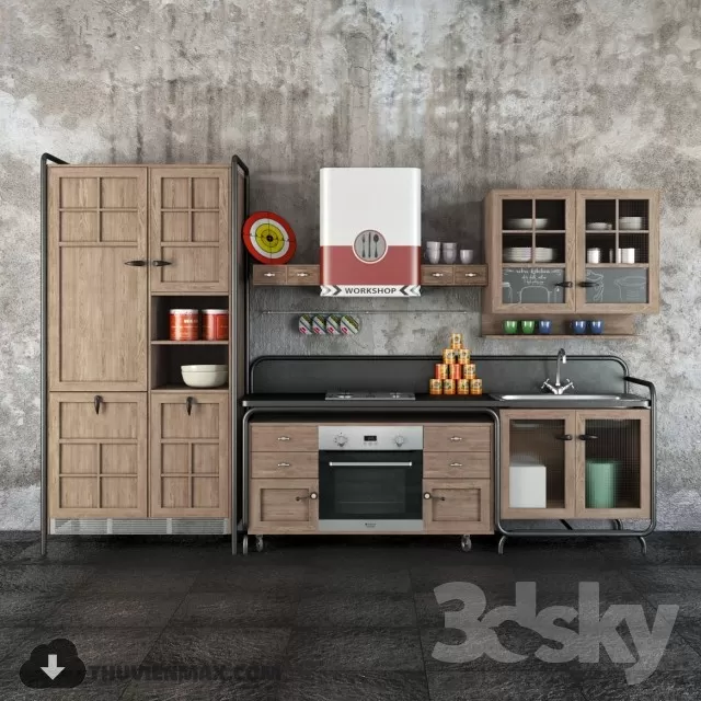 KITCHEN CABINETES – 3D MODELS – 003 KITCHEN CABINETES – 3D MODELS – 003