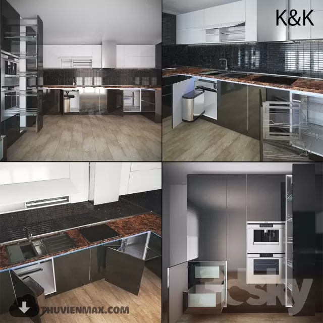 KITCHEN CABINETES – 3D MODELS – 008 KITCHEN CABINETES – 3D MODELS – 008