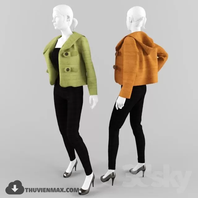 MANNEQUINS 3D MODELS – 3DSKY – 002 MANNEQUINS 3D MODELS – 3DSKY – 002